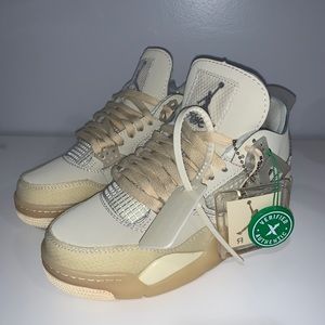 Jordan 4 Off White Sail